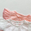 Baby Girls Bodysuit Dress Elegant Summer Ruffles Short Sleeve Jumpsuit Cute Party Princess Outfit