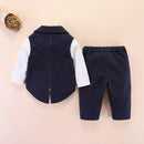 Arrival High Quality Bowtie Decorated Boys 3-piece Suit Set /Flower Boy Clothes/Children's Spring&Autumn Wear