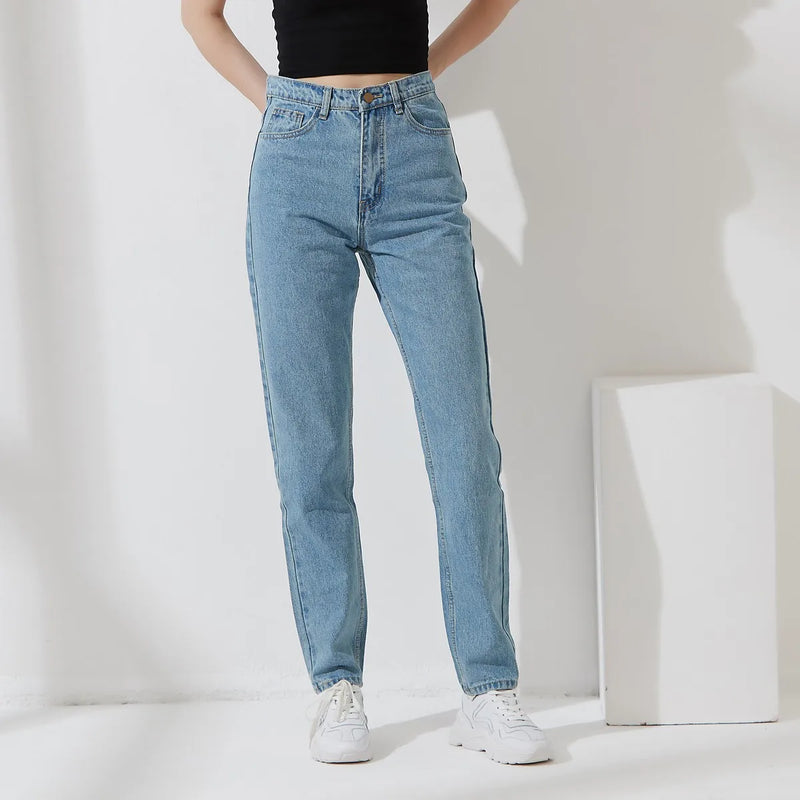 Basic Women Jeans Harem Pants Female Streetwear Vintage Denim