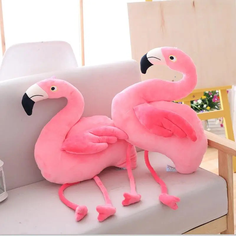 Cute Soft Flamingo Simulation Bird Plush Toy Girl Birthday Gift Home Decoration