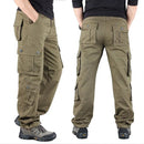 Men's Cargo Pants Men's Casual Trousers Loose Straight Pants