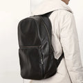 Men's Backpacks Genuine Leather Luxury Casual Big Capacity Travel Daypack Handmade Laptop Bag