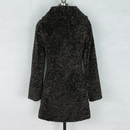 Winter Soft Faux Fur Coat Women slim fit turn-down collar black teddy coat faux fur jacket