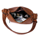 Women Shoulder Bag Vintage Crossbody Bag Leather Messenger Bag Lady Handbag Purse Women