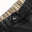 Men casual loose pants for men linen black stretch trousers men
