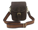 Leather Men messenger bag Genuine Leather shoulder bag for man Crossbody Bag Small Sling Casual Bag Brown