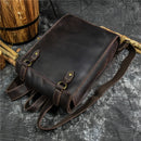 Genuine Leather Backpack For Men Backpack Cowhide Travel Rucksack Male Outdoor Travel Bag