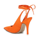 Summer Sandals Woman Cross-tied High Heels Wedding Shoes Woman Pointed Toe Party Ladies Shoes