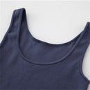 Vintage Women Soft Cotton Slim Tank Summer Ladies Sleeveless Solid Short Tops Girls Chic Streetwear Top