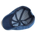 Four Seasons Denim Caps Hat For Male Detective Hats Retro Flat Caps