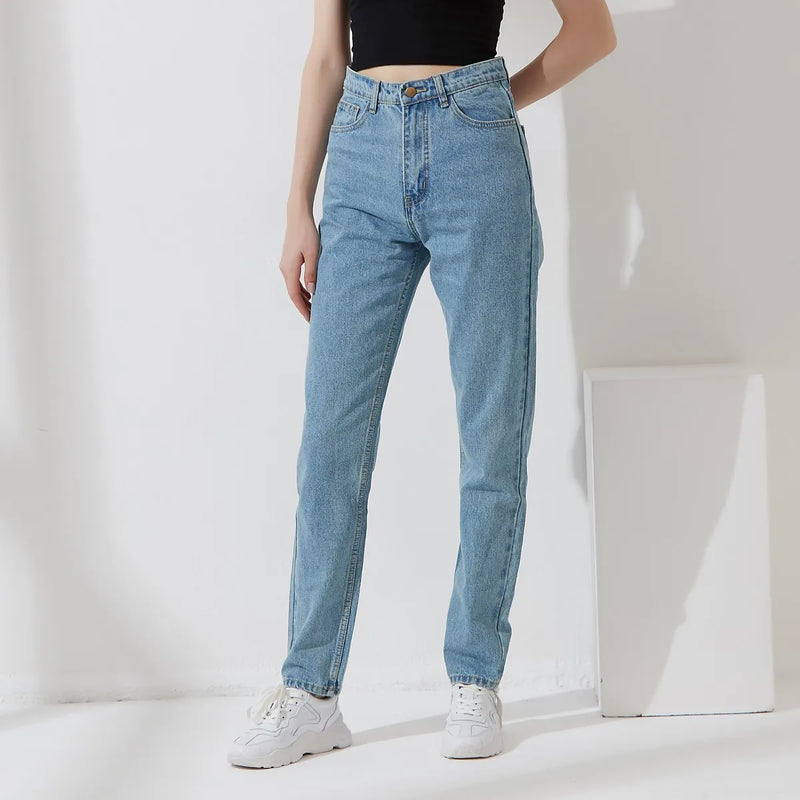 Basic Women Jeans Harem Pants Female Streetwear Vintage Denim