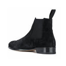 Men Shoes British Handmade Dress Ankle Boots Leather Pointed Toe Retro Chelsea Boots