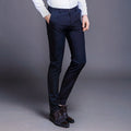 Men Suit Pants Straight Spring Autumn Long Male Classic Business Casual Trousers Slim Fit Full Length