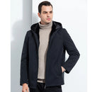 Men Luxury Hooded Parka Winter Slim Fit with Real Mink Fur Lining Casual & Formal Wear