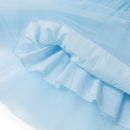 Little Girls Blue Cinderella Dress Up Children Puff Sleeve Elegant Prom Party Dress Kids Girl Birthday Princess Costume