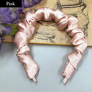 Pure Silk Headband for Women Girl Hair Accessories s Width