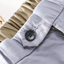 Men casual loose pants for men linen black stretch trousers men