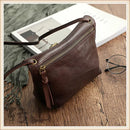 Vintage Genuine Leather Women Bags Lady Shoulder Bag Girls Female Soft Leather Crossbody Bag