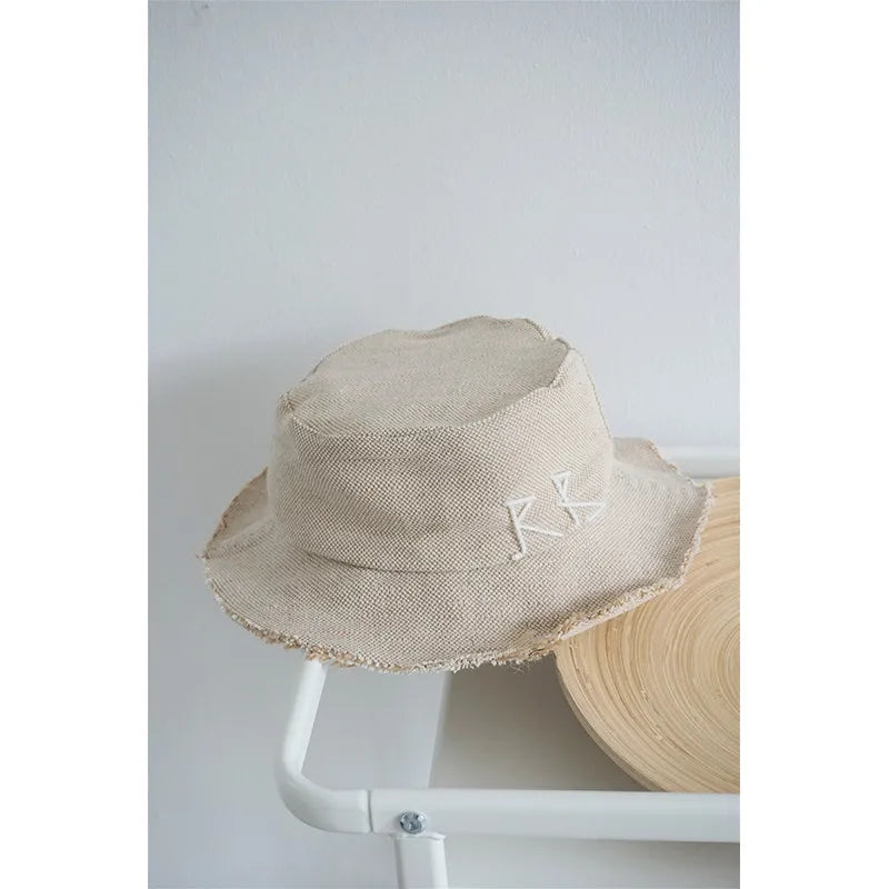 Hats Summer Letter Embroidery Breathable Hats