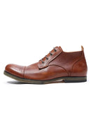 Vintage Men's Casual shoes Genuine Leather Man Tooling shoes Male British shoes Retro Trendy