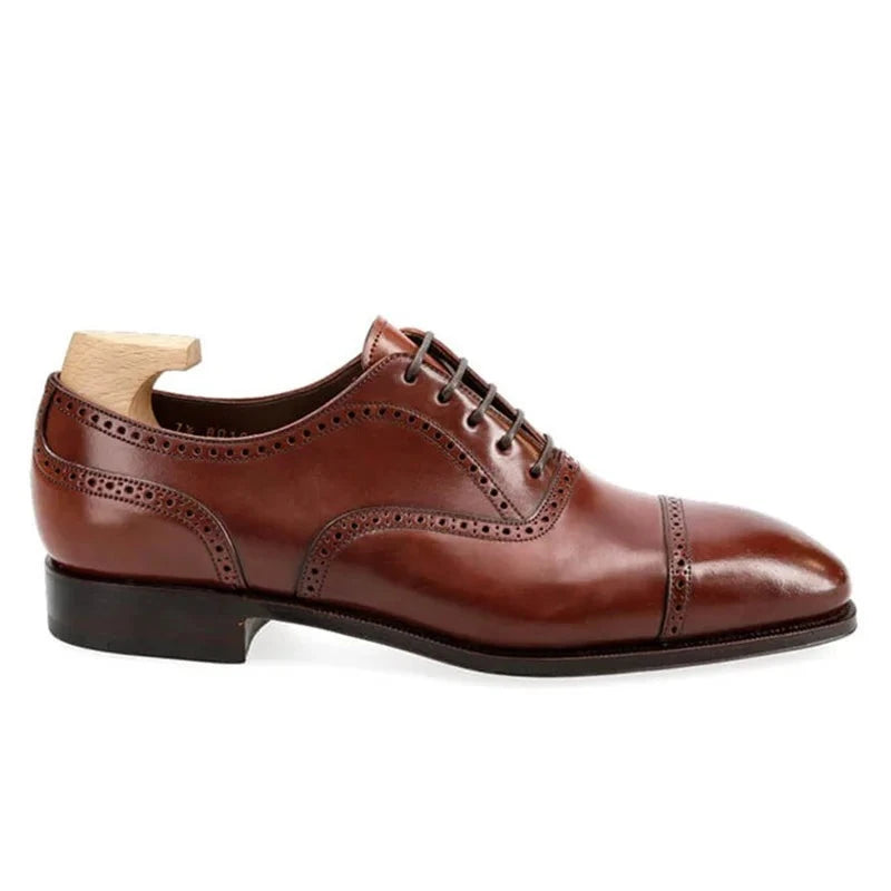 Oxford Mens Shoes Wedding Dress Formal Genuine Leather Office Shoe Original Designer Business Best Man Shoes