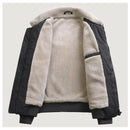 Winter Men's Padded Clothes Leisure Plush Fleece Jacket Outdoor Overalls Coat