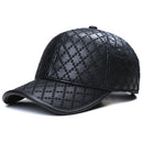Black patterned baseball cap on a white background, Obroi