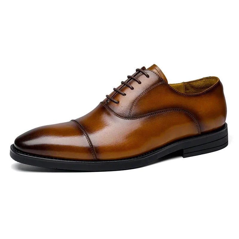 Oxford Wedding Dress Man Shoes Best Formal Party Office Handmade Shoe Designer Genuine Leather Men Shoes