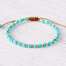 Womens Bracelet Stone Beads String Friendship Bracelet Handmade Boho Beaded Girls Bracelet Gift