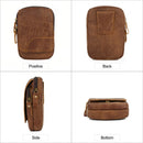 Genuine Leather Men's Belt Bag Waist Pack Male Bag