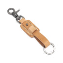 Men Genuine Leather Luxury Handmade Metal Car Key Ring Multifunctional Tool Women Retro Key Chain