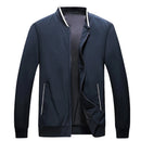 Mens Bomber Jacket Spring Autumn Male Business casual jacket Thin Casual Coat Top Men's windbreaker Jacket