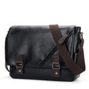 Luxury Leather Men Sling Bag Casual Business Messenger Bag Vintage Men Crossbody Bag Male Shoulder Bags