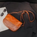 Retro Shoulder Bag Men Crossbody Bags Street Soft Leather Shoulder Bag for Men Messenger Bag