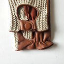 Summer Half-finger Retro Gloves Motorbike Leather Vintage Men Women Racing Bike Knight Leather Motorcycle