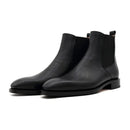 Handmade Welted Chelsea Leather Calf Leather Men Official Shoes Black Dress Shoes