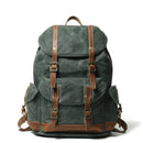 Retro rucksack outdoor travel large capacity backpack simple men's magnetic buckle