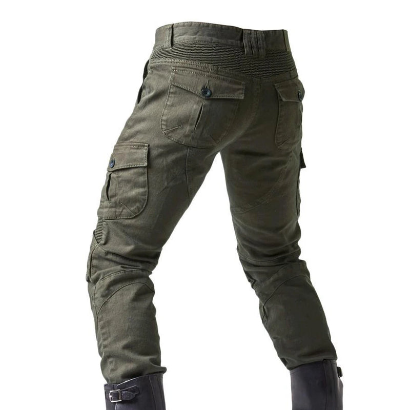 Motorcycle Outdoor Riding Gear Pants Warm With Protective Gear Moto Jeans Knee Pads Removable