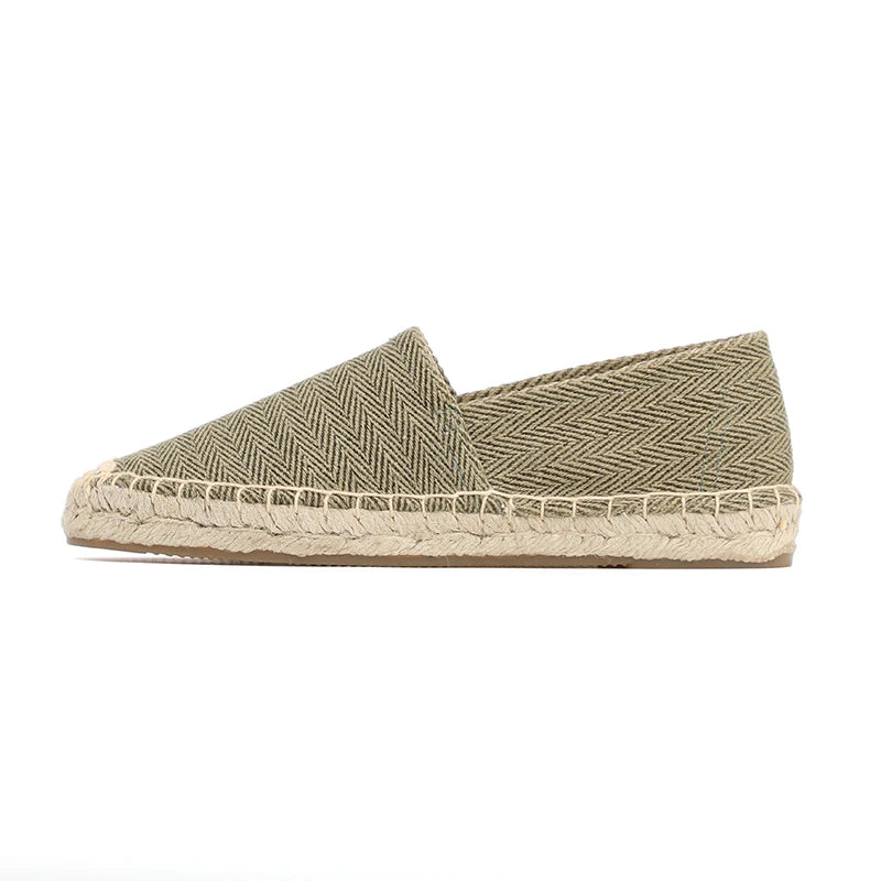 Lazy Casual Canvas Shoes Cartoon Linen Girl Espadrille Ladies Flats