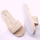 Summer Handwoven Seagrass Slippers Straw Sandals Handmade Slippers Beach