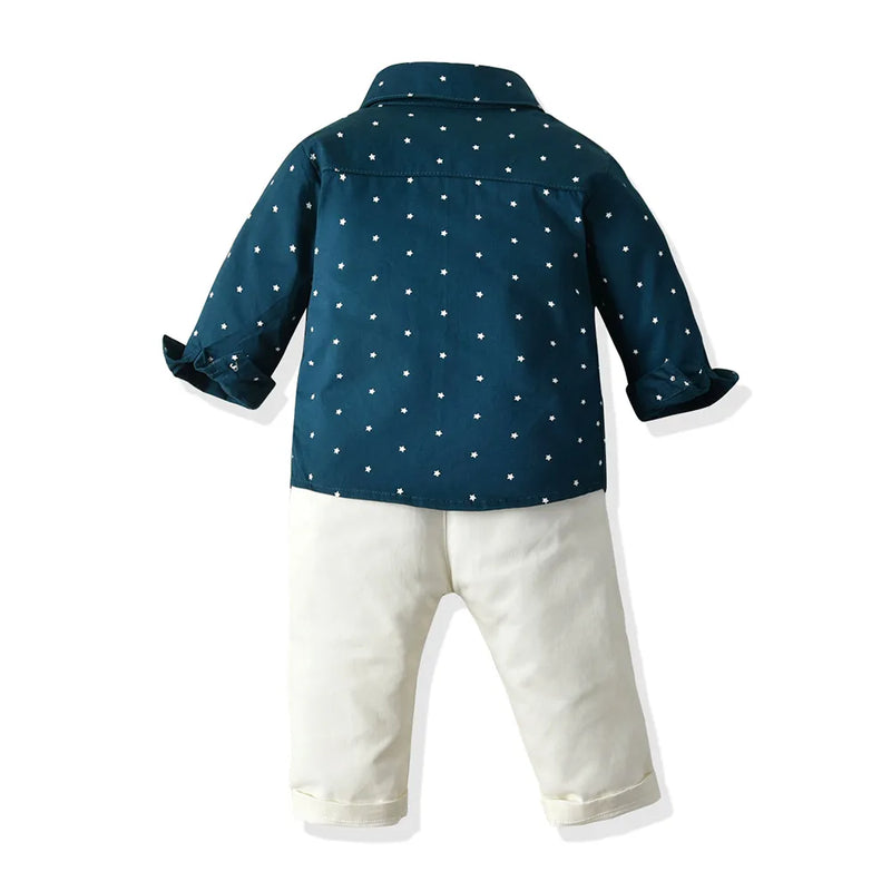 Boys Clothes Set Outfits  Formal Party Top Pants Kids Costume Children'S Wear Casual Clothing Suits