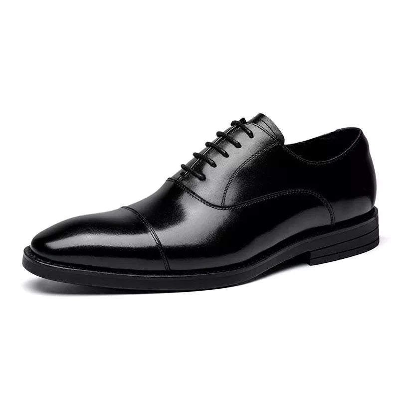 Oxford Wedding Dress Man Shoes Best Formal Party Office Handmade Shoe Designer Genuine Leather Men Shoes
