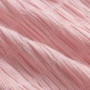 Square Neck Short Sleeve Dresses For Women Casual Elastic Waist Summer Dress Sexy V Back Tie shirred Elegant Midi Dress