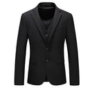 Black Suits for Men Latest Coat Pant Waistcoat Designs Formal Male Suit Luxury Slim Fit Mens Wool Suits