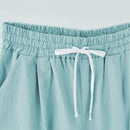 Women's Shorts Pockets High Waist Solid Casual Streetwear Summer Women