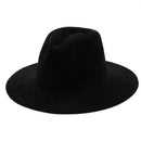Black fedora hat on a white background, Obroi