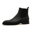 Handmade Welted Chelsea Leather Calf Leather Men Official Shoes Black Dress Shoes