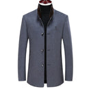 Autumn winter trench coat men ticked jackets
