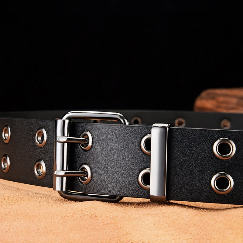 Luxury Western Leather Men Casual Vintage Waist Strap Leather Belts