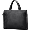 Soft Leather Unisex Solid Waterproof Laptop Computer Bag Briefcase Sleeve Case Bag